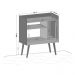 Adega Bar com 1 Porta Retrô 70,4cm Multimóveis CR50106 Branco