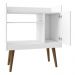 Adega Bar com 1 Porta Retrô 70,4cm Multimóveis CR50106 Branco
