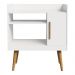 Adega Bar com 1 Porta Retrô 70,4cm Multimóveis CR50106 Branco