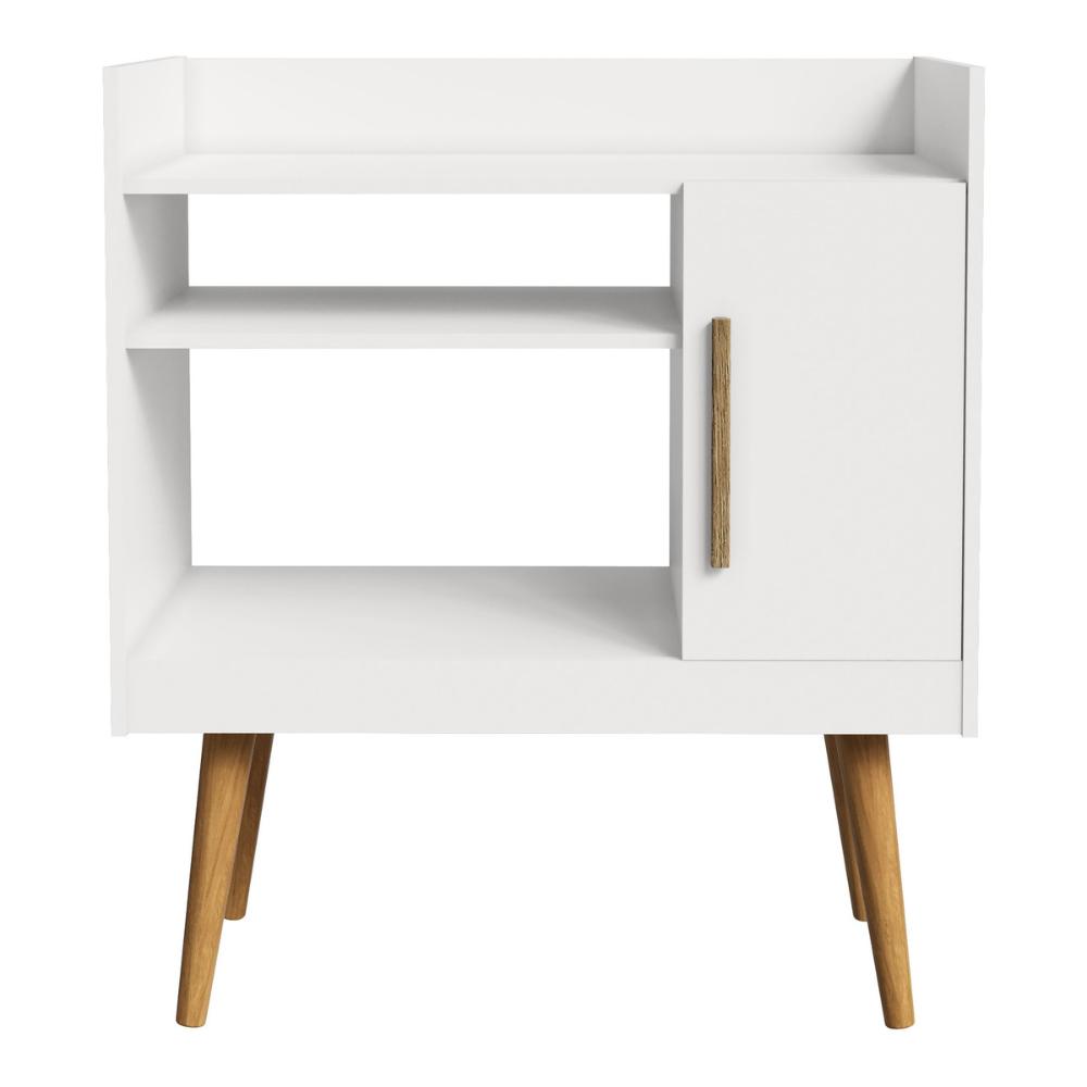 Adega Bar com 1 Porta Retrô 70,4cm Multimóveis CR50106 Branco