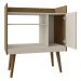 Adega Bar com 1 Porta Retrô 70,4cm Multimóveis CR50106 Cinamomo/Off White