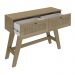 Aparador Buffet 110cm 2 Gavetas Retrô Multimóveis CR50125 Carvalho