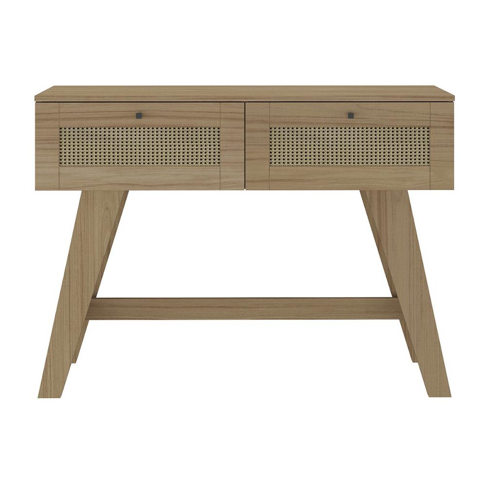 Aparador Buffet 110cm 2 Gavetas Retrô Multimóveis CR50125 Carvalho