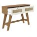 Aparador Buffet 110cm 2 Gavetas Retrô Multimóveis CR50125 Cinamomo/Off White
