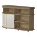 Aparador Buffet 120cm com 1 Porta Flex Multimóveis CR50127 Carvalho/Off White/Menta