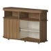 Aparador Buffet 120cm com 1 Porta Flex Multimóveis CR50127 Cinamomo/Off White