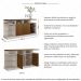 Aparador Buffet 136cm com Adega Embutida Multimóveis MP1100 Off White/Madeirado