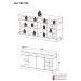 Aparador Buffet 136cm com Adega Embutida Multimóveis MP1100 Off White/Madeirado