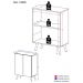 Aparador Buffet 2 Portas Retrô Veneza Multimóveis V3609 Branco