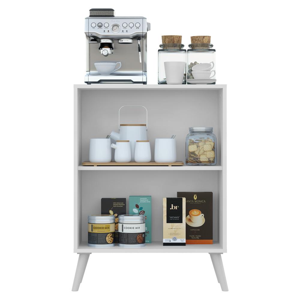 Aparador Buffet 2 Portas Retrô Veneza Multimóveis V3609 Branco