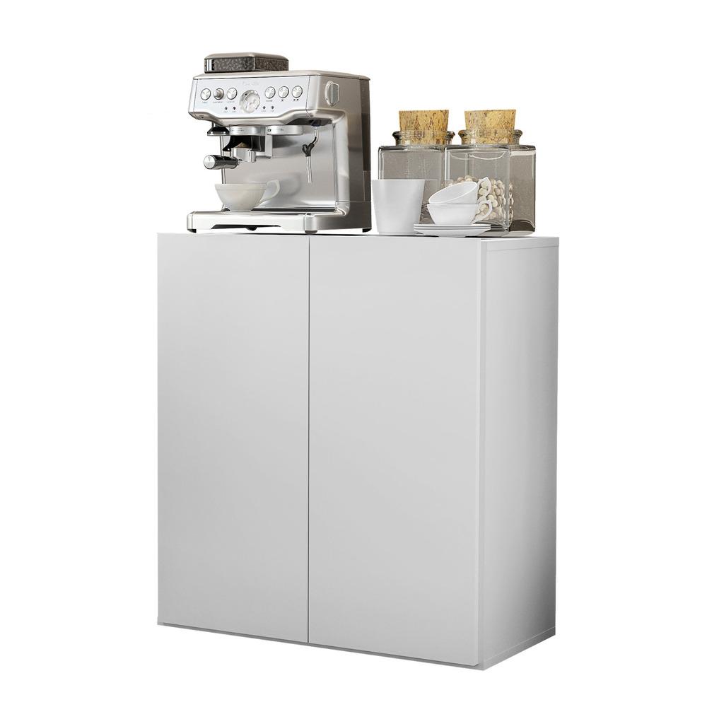 Aparador Buffet 2 Portas Suspenso Veneza Multimóveis V3608 Branco