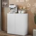 Aparador Buffet 2 Portas Veneza Multimóveis V3603 Branco