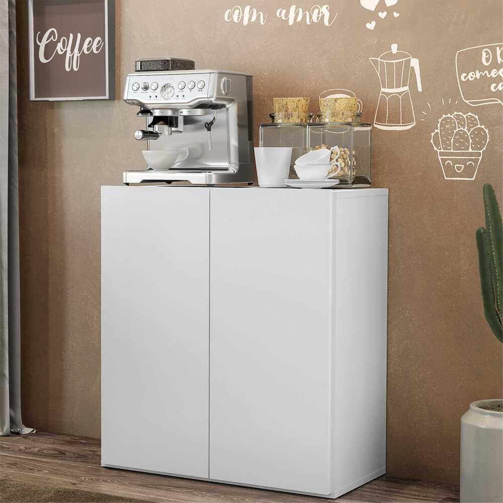 Aparador Buffet 2 Portas Veneza Multimóveis V3603 Branco