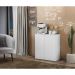Aparador Buffet 2 Portas Veneza Multimóveis V3603 Branco