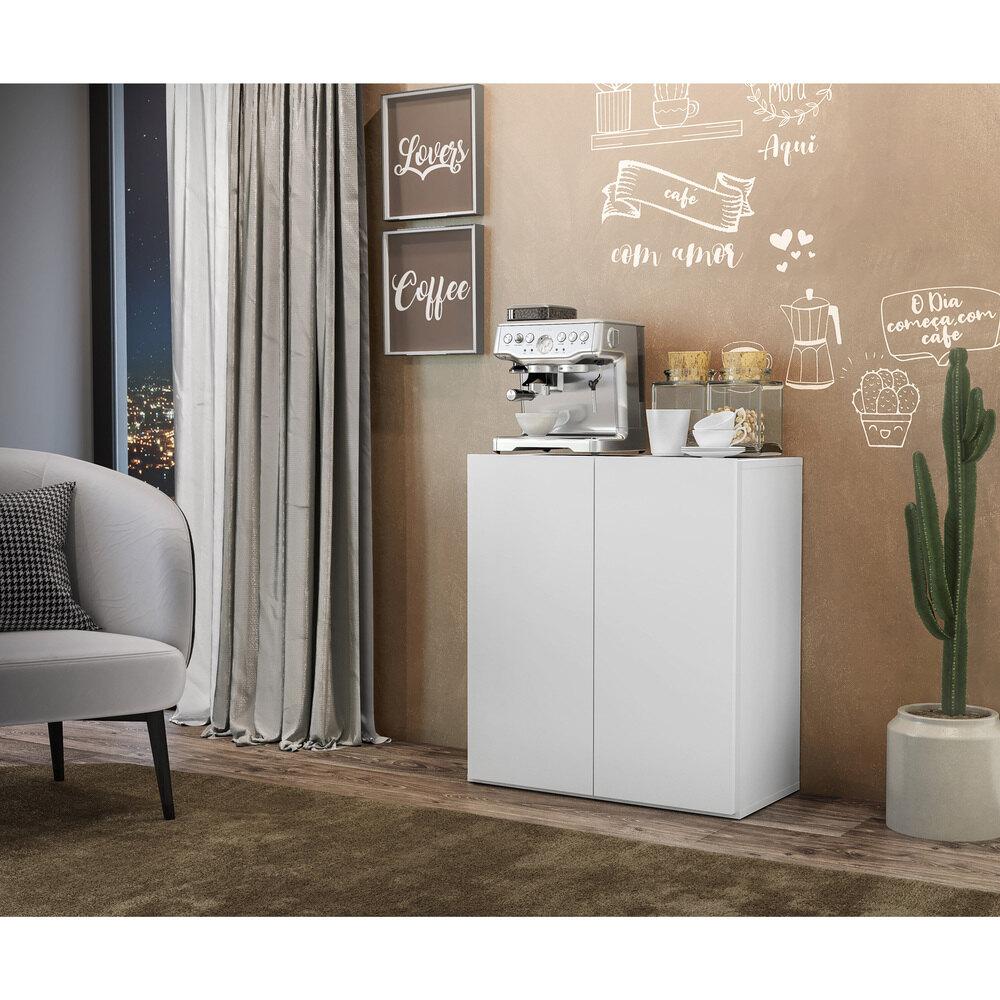 Aparador Buffet 2 Portas Veneza Multimóveis V3603 Branco