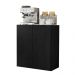 Aparador Buffet 2 Portas Veneza Multimóveis V3603 Preto