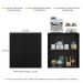 Aparador Buffet 2 Portas Veneza Multimóveis V3603 Preto