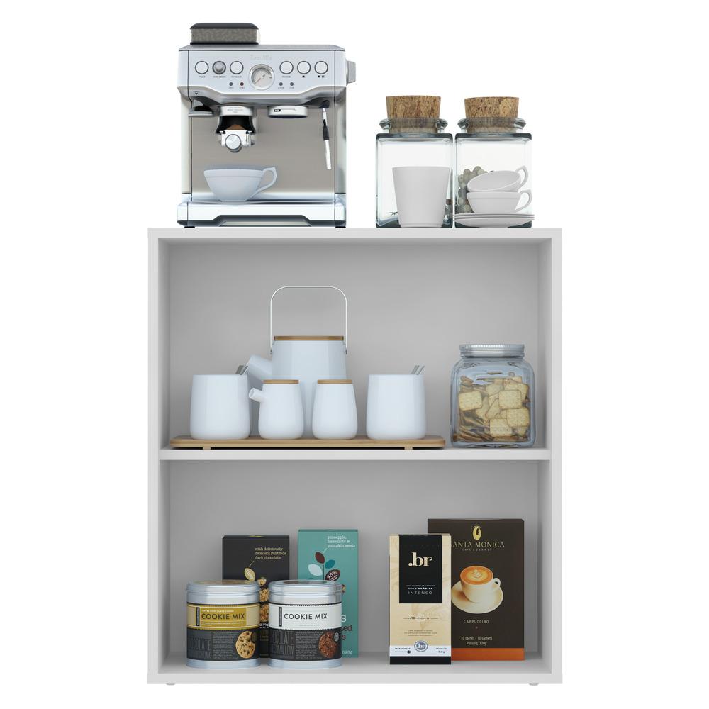 Aparador Buffet 2 Portas com Espelho Vegas Multimóveis V3611 Branco