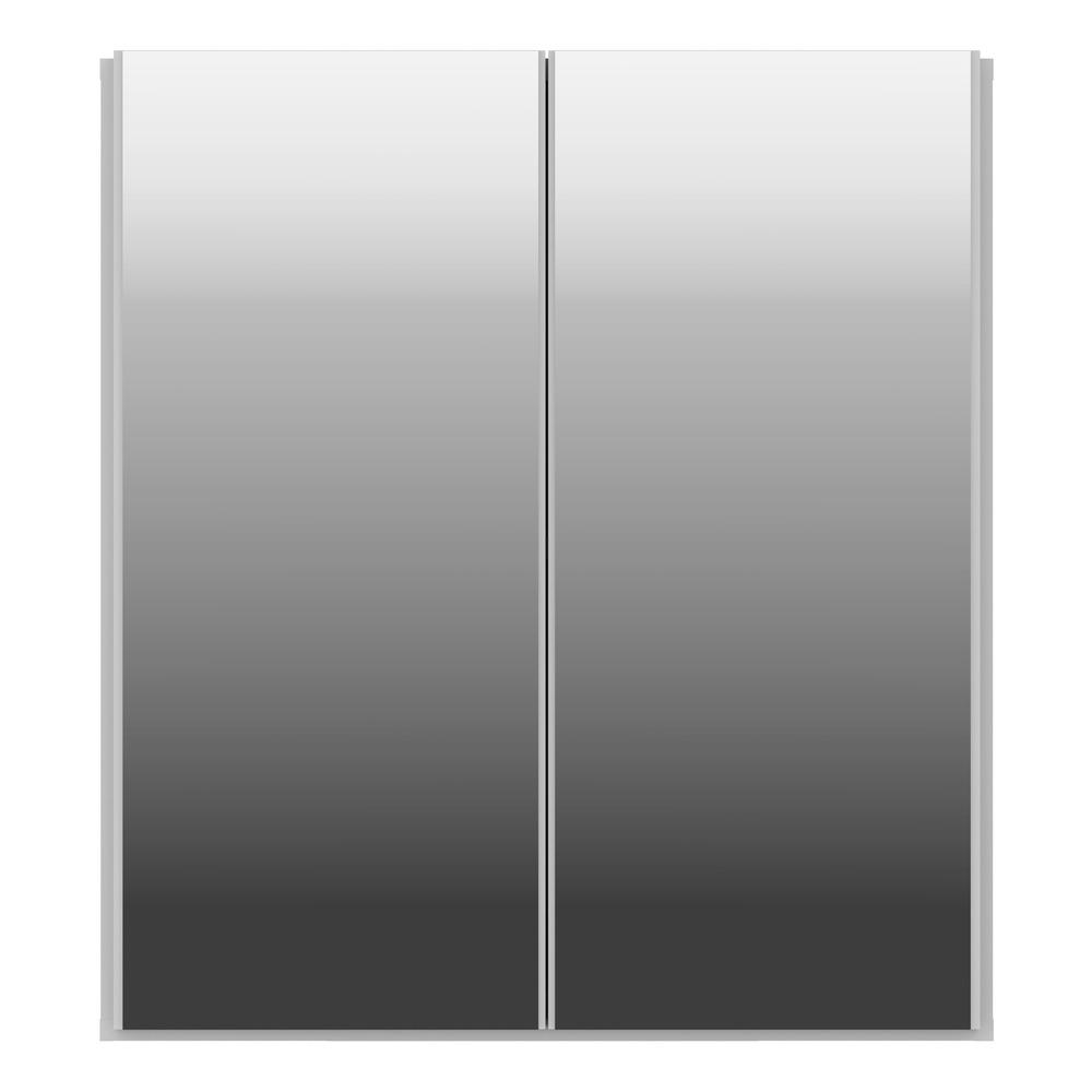 Aparador Buffet 2 Portas com Espelho Vegas Multimóveis V3611 Branco