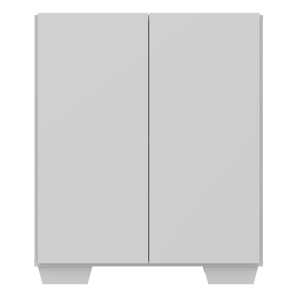 Aparador Buffet 2 Portas com Pés Quadrados Veneza Multimóveis V3610 Branco