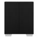 Aparador Buffet 2 Portas com Pés Quadrados Veneza Multimóveis V3610 Preto/Branco