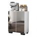 Aparador Buffet 2 portas com Espelho e Pés Quadrados Vegas Multimóveis V3614 Branco/Preto