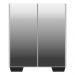 Aparador Buffet 2 portas com Espelho e Pés Quadrados Vegas Multimóveis V3614 Branco/Preto
