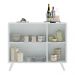 Aparador Buffet 3 Portas Retrô Veneza Multimóveis MP1009 Branco