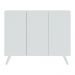Aparador Buffet 3 Portas Retrô Veneza Multimóveis MP1009 Branco