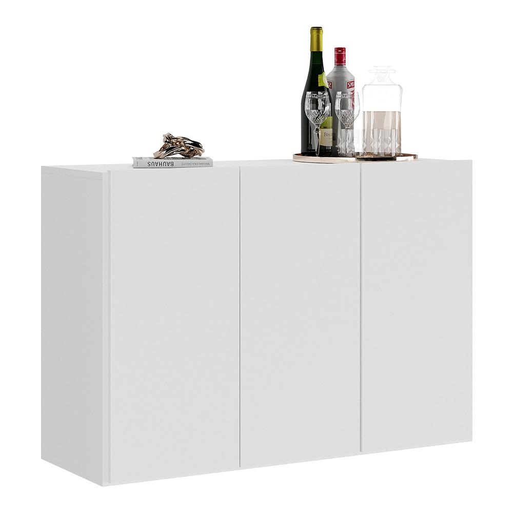 Aparador Buffet 3 Portas Veneza Multimóveis MP1007 Branco