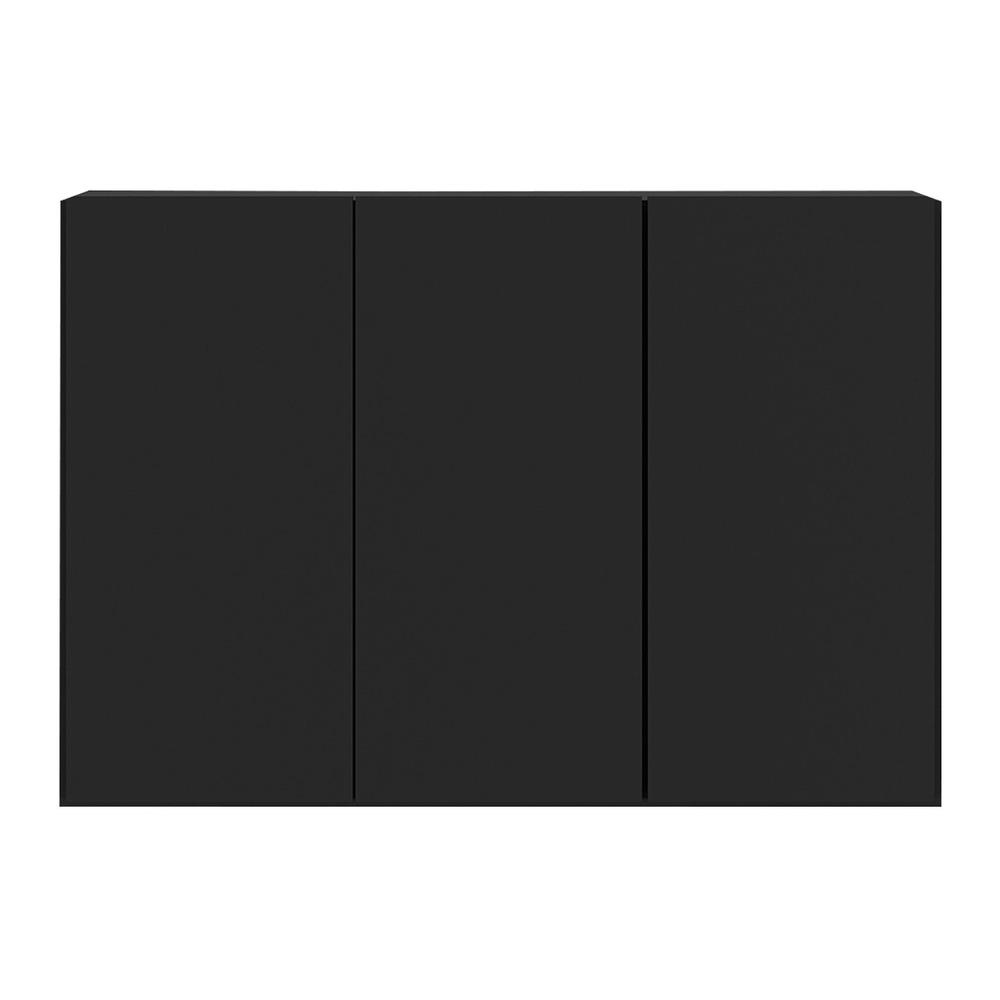 Aparador Buffet 3 Portas Veneza Multimóveis MP1007 Preto