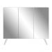 Aparador Buffet 3 Portas com Espelho Retrô Vegas Multimóveis MP1013 Branco