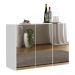 Aparador Buffet 3 Portas com Espelho Vegas Multimóveis MP1011 Branco