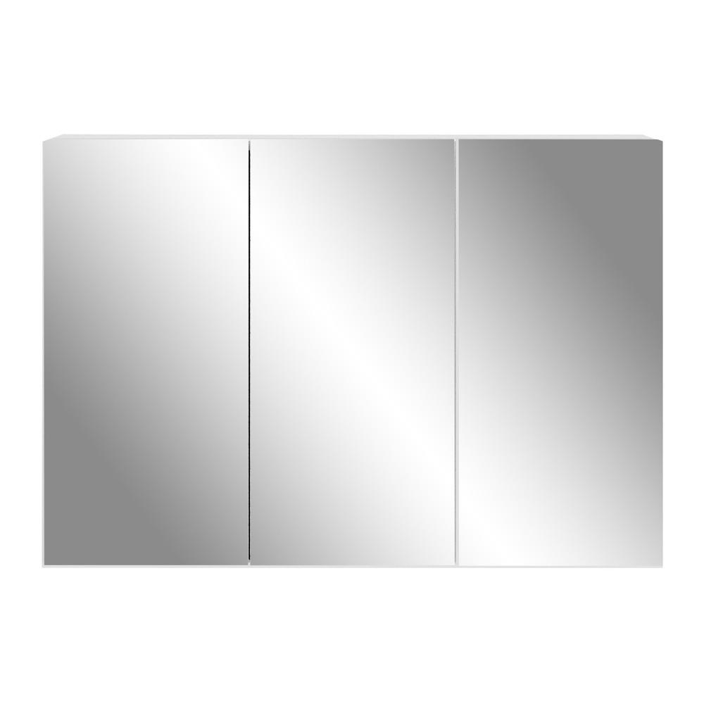 Aparador Buffet 3 Portas com Espelho Vegas Multimóveis V1011 Branco