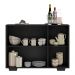 Aparador Buffet 3 Portas com Pés Quadrados Veneza Multimóveis MP1010 Preto