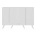 Aparador Buffet 4 Portas Retrô Alemanha Multimóveis BR3556 Branco