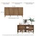 Aparador Buffet 4 Portas Retrô Veneza Multimóveis V3556 Rustic/Natural