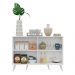Aparador Buffet 4 Portas Retrô Viena Multimóveis V3606 Branco