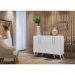 Aparador Buffet 4 Portas Retrô Viena Multimóveis V3606 Branco