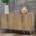 Aparador Buffet 4 Portas Retrô Viena Multimóveis V3606 Rustic/Natural