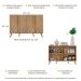 Aparador Buffet 4 Portas Retrô Viena Multimóveis V3606 Rustic/Natural