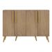 Aparador Buffet 4 Portas Retrô Viena Multimóveis V3606 Rustic/Natural