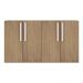 Aparador Buffet 4 Portas Suspenso Viena Multimóveis V3605 Rustic/Branco