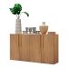 Aparador Buffet 4 Portas Suspenso Viena Multimóveis V3605 Rustic/Natural