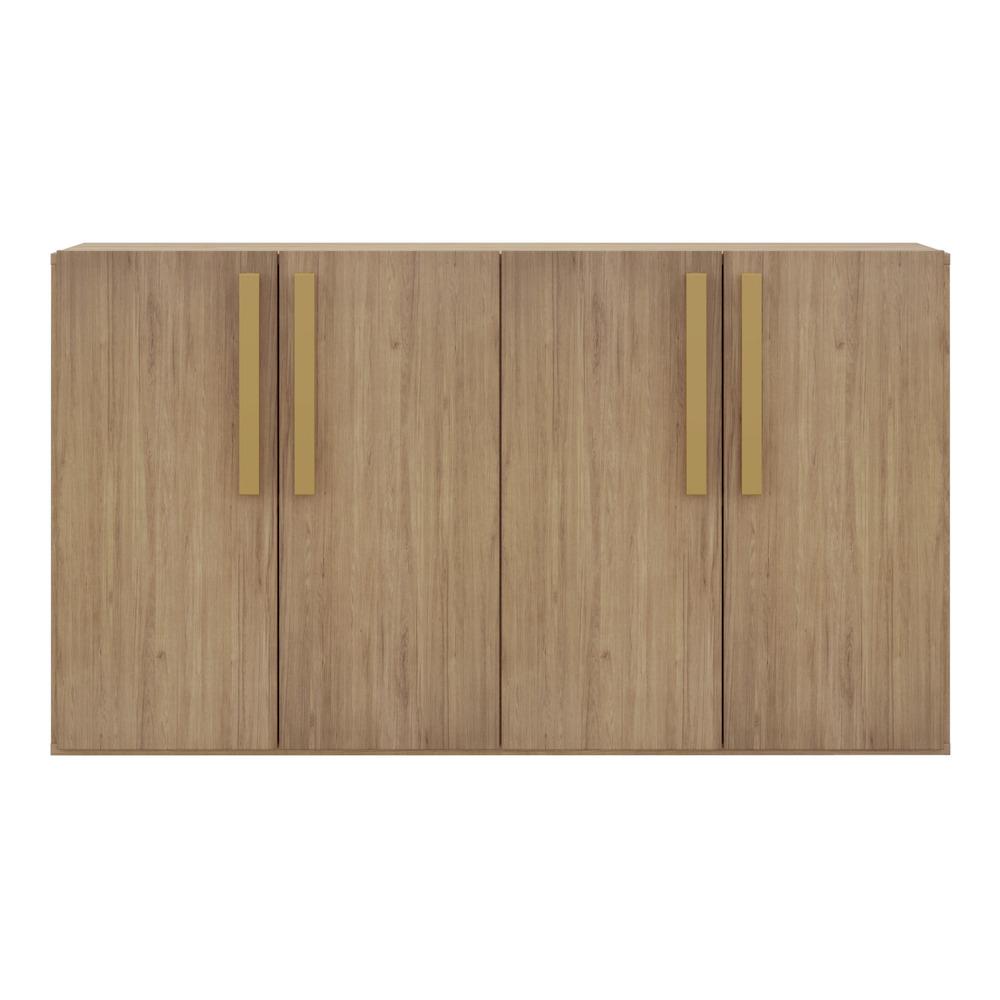 Aparador Buffet 4 Portas Suspenso Viena Multimóveis V3605 Rustic/Natural