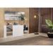 Aparador Buffet 4 Portas com Espelho Vegas Multimóveis V3561 Branco