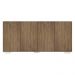 Aparador Buffet 4 Portas com Pés Quadrados Veneza Multimóveis V3557 Rustic/Branco