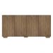 Aparador Buffet 4 Portas com Pés Quadrados Veneza Multimóveis V3557 Rustic/Natural