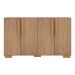 Aparador Buffet 4 Portas com Pés Quadrados Viena Multimóveis Rustic/Natural