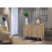 Aparador Buffet 4 Portas com Pés Retrô Viena Multimóveis Rustic/Branco